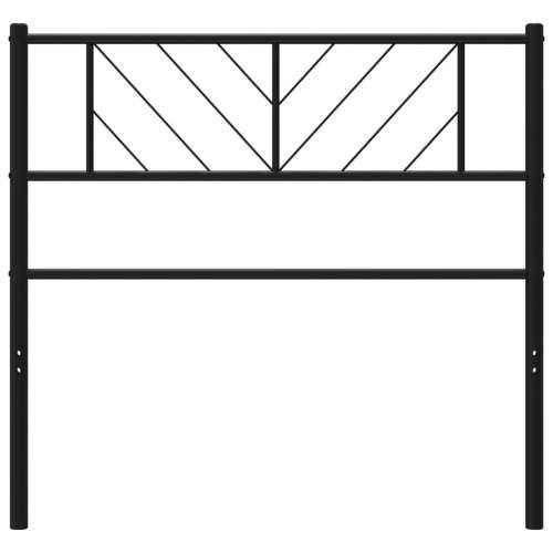 Metalno uzglavlje crno 75 cm - Crna 75 cm 1 Cijena