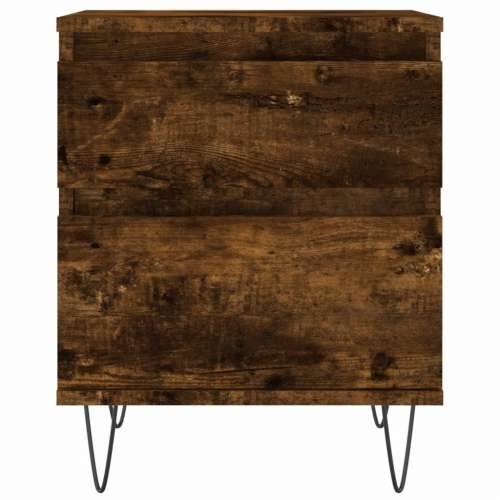 Noćni ormarići 2 kom boja hrasta 40x35x50 cm konstruirano drvo - Dimljeni hrast 2 Cijena