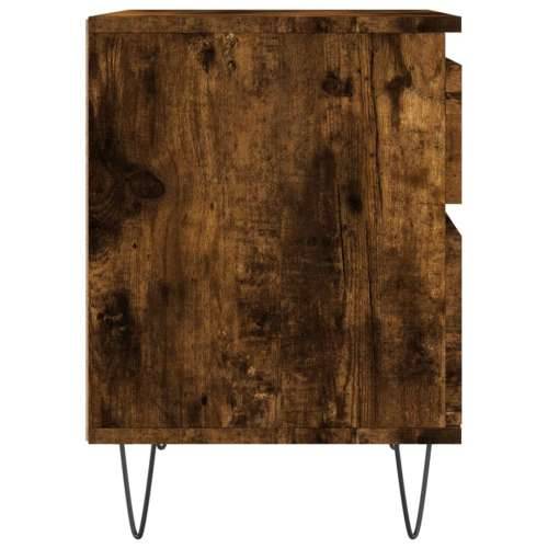Noćni ormarići 2 kom boja hrasta 40x35x50 cm konstruirano drvo - Dimljeni hrast 2 Cijena