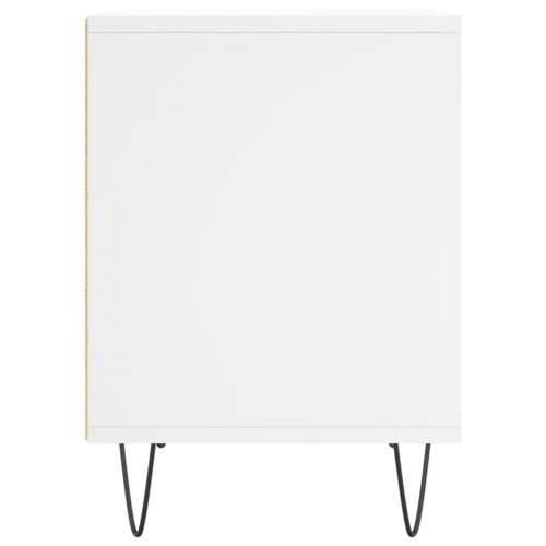 Noćni ormarić bijeli 40 x 35 x 50 cm od konstruiranog drva - Bijela 1 Cijena