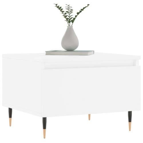 Stolić za kavu bijeli 50 x 46 x 35 cm od konstruiranog drva - Bijela 1 Cijena