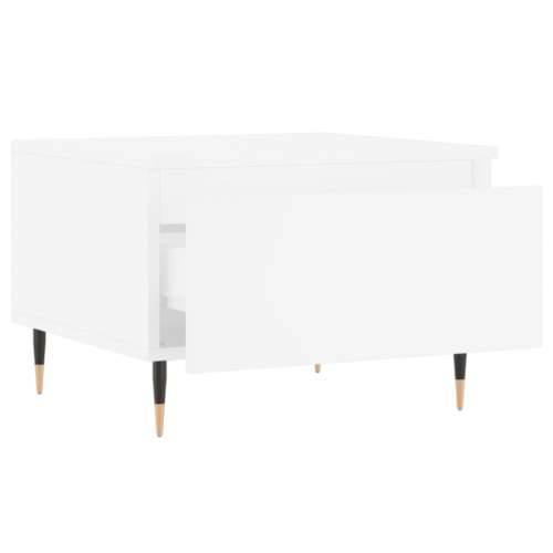 Stolić za kavu bijeli 50 x 46 x 35 cm od konstruiranog drva - Bijela 1 Cijena