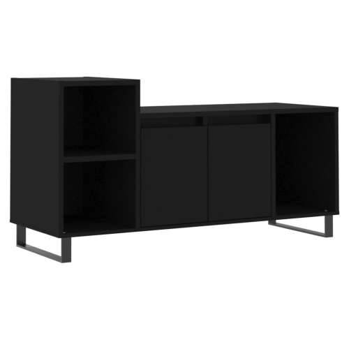 TV ormarić crni 100 x 35 x 55 cm od konstruiranog drva - Crna 1 Cijena