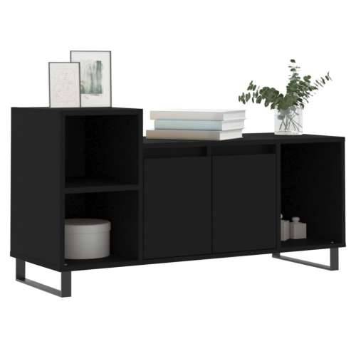 TV ormarić crni 100 x 35 x 55 cm od konstruiranog drva - Crna 1 Cijena