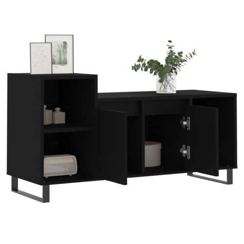 TV ormarić crni 100 x 35 x 55 cm od konstruiranog drva - Crna 1 Cijena