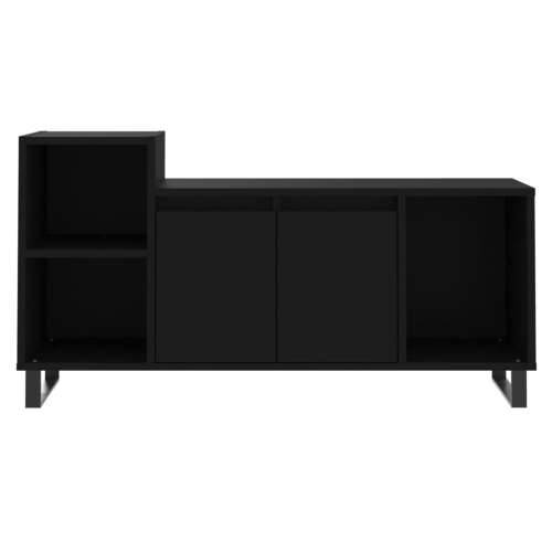 TV ormarić crni 100 x 35 x 55 cm od konstruiranog drva - Crna 1 Cijena