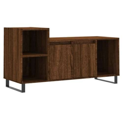 TV ormarić boja smeđeg hrasta 100x35x55 cm konstruirano drvo - Smeđi hrast 1 Cijena
