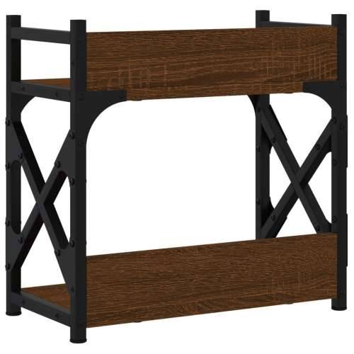 Stalak za pisač s 2 razine smeđa boja hrasta 40x20x40 cm drveni - Smeđi hrast Cijena