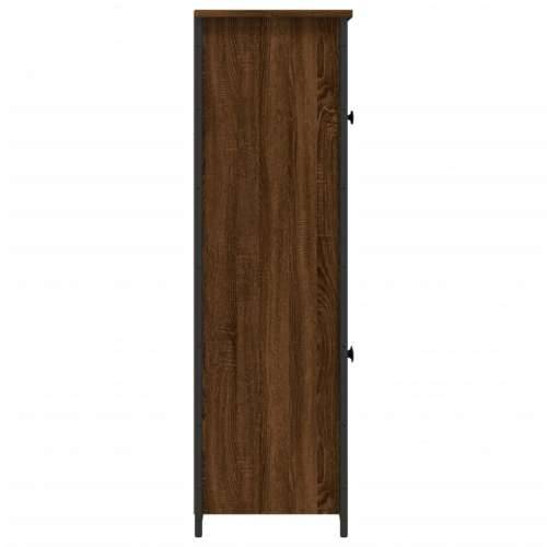 Visoka komoda boja hrasta 62x32x106,5 cm od konstruiranog drva - Smeđi hrast 1 Cijena