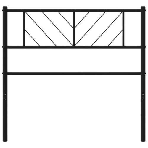 Metalno uzglavlje crno 107 cm - Crna 107 cm 1 Cijena