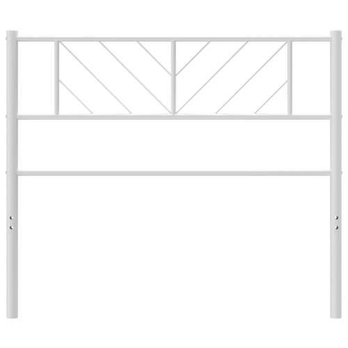 Metalno uzglavlje bijelo 75 cm - Bijela 75 cm 1 Cijena