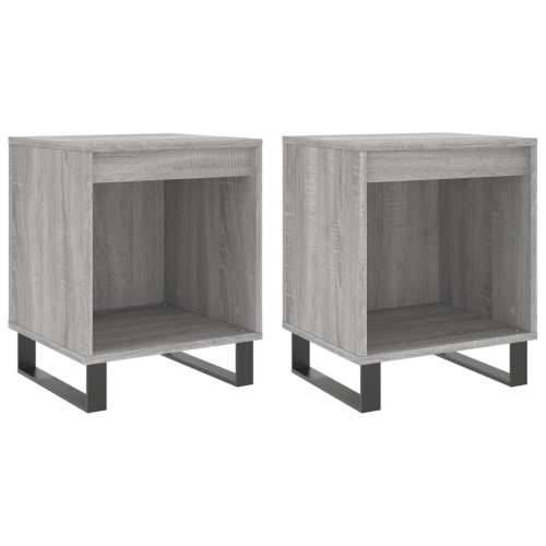 Noćni ormarići 2 kom boja hrasta 40x35x50 cm konstruirano drvo - Sivi hrast sonoma 2 Cijena
