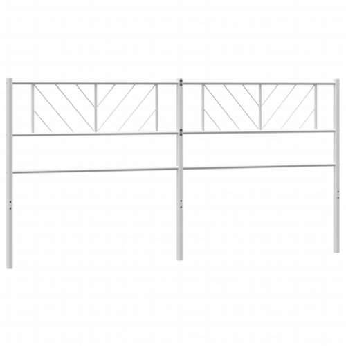 Metalno uzglavlje bijelo 193 cm - Bijela 193 cm 1 Cijena