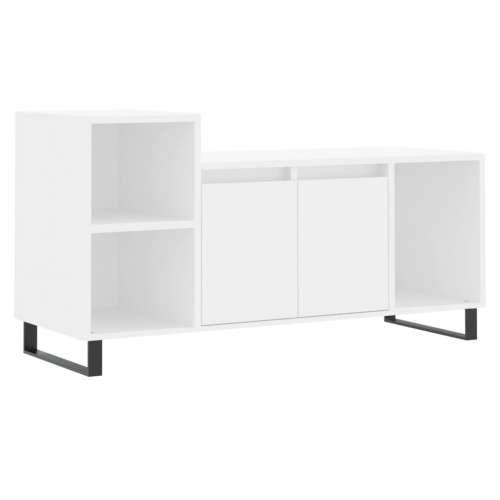 TV ormarić bijeli 100 x 35 x 55 cm od konstruiranog drva - Bijela 1 Cijena