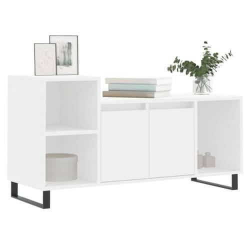 TV ormarić bijeli 100 x 35 x 55 cm od konstruiranog drva - Bijela 1 Cijena