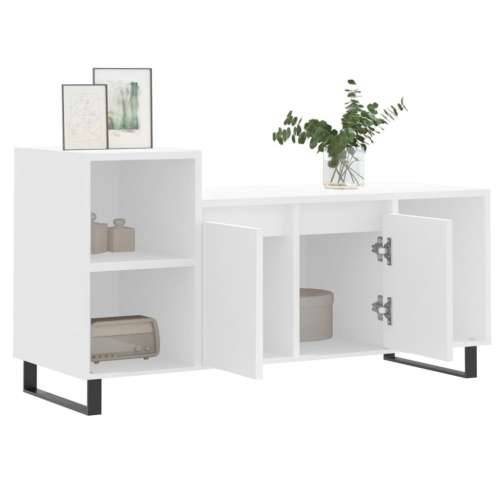 TV ormarić bijeli 100 x 35 x 55 cm od konstruiranog drva - Bijela 1 Cijena