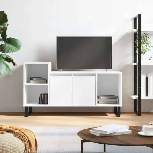 TV ormarić sjajni bijeli 100 x 35 x 55 cm od konstruiranog drva Visoko sjajno bijela 1 Cijena