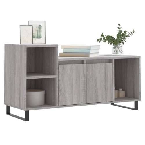 TV ormarić boja hrasta sonome 100x35x55 cm konstruirano drvo - Sivi hrast sonoma 1 Cijena