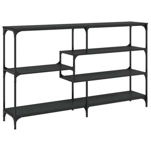 Konzolni stol crni 160 x 32 x 95 cm od konstruiranog drva - Crna 1 160 cm Cijena
