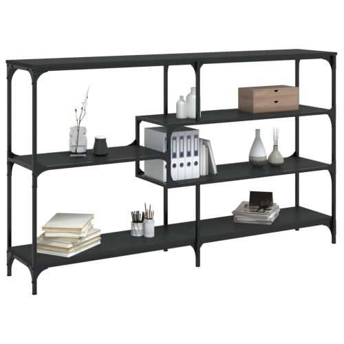 Konzolni stol crni 160 x 32 x 95 cm od konstruiranog drva - Crna 1 160 cm Cijena