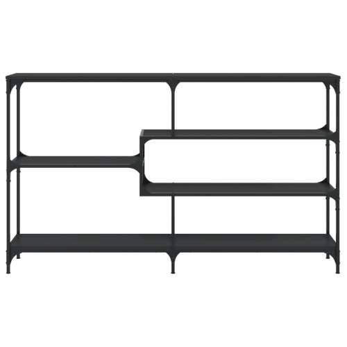 Konzolni stol crni 160 x 32 x 95 cm od konstruiranog drva - Crna 1 160 cm Cijena