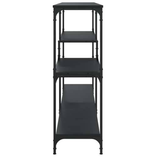 Konzolni stol crni 160 x 32 x 95 cm od konstruiranog drva - Crna 1 160 cm Cijena