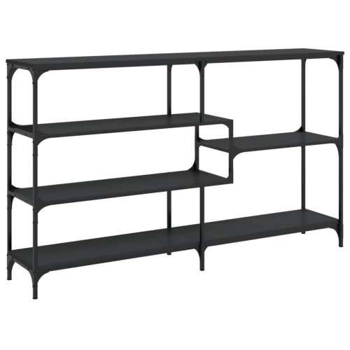Konzolni stol crni 160 x 32 x 95 cm od konstruiranog drva - Crna 1 160 cm Cijena