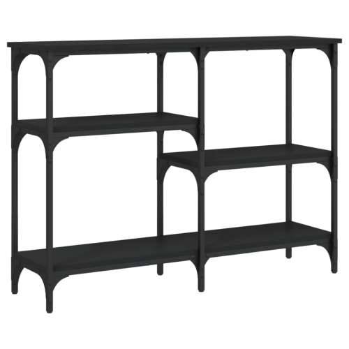 Konzolni stol crni 102 x 29 x 75 cm od konstruiranog drva - Crna 1 102 cm Cijena