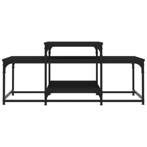 Stolić za kavu crni 102 x 60 x 45 cm konstruirano drvo - Crna 1 Cijena