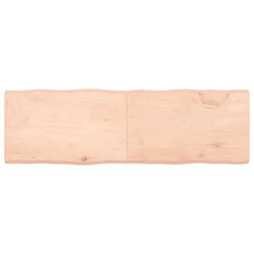 Stolna ploča 160 x 50 x (2-6) cm od hrastovine sa živim rubom - Prirodna 160 x 50 x 6 cm 1 Cijena