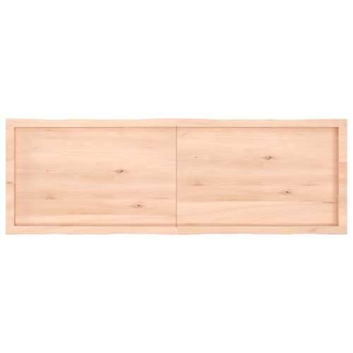 Stolna ploča 160 x 50 x (2-6) cm od hrastovine sa živim rubom - Prirodna 160 x 50 x 6 cm 1 Cijena