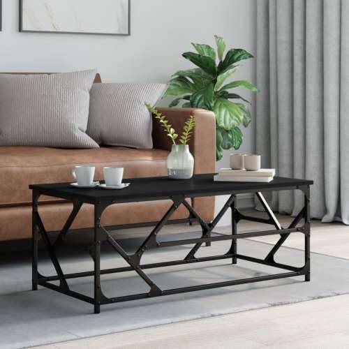 Stolić za kavu crni 100 x 50 x 40 cm konstruirano drvo - Crna 100 x 50 x 40 cm 1 Cijena