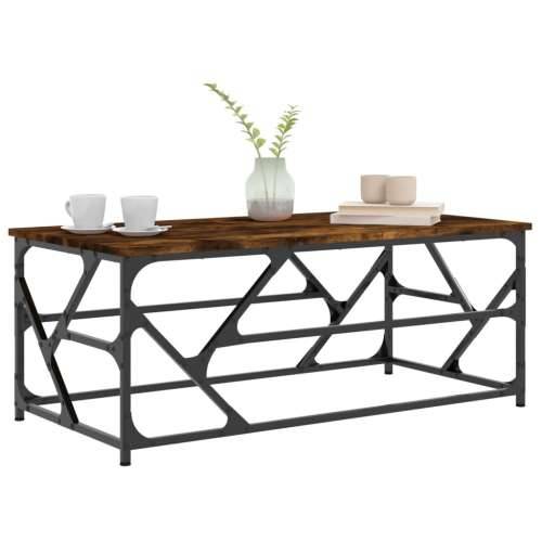 Stolić za kavu boja hrasta 100 x 50 x 40 cm konstruirano drvo - Dimljeni hrast 100 x 50 x 40 cm 1 Cijena