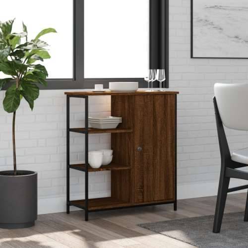 Komoda boja smeđeg hrasta 70 x 30 x 80 cm od konstruiranog drva - Smeđi hrast 1 Cijena