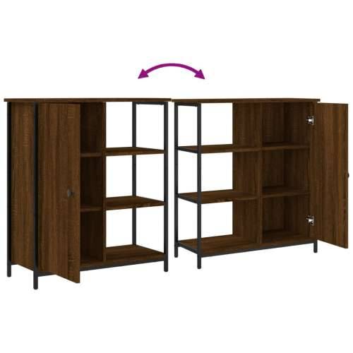 Komoda boja smeđeg hrasta 70 x 30 x 80 cm od konstruiranog drva - Smeđi hrast 1 Cijena