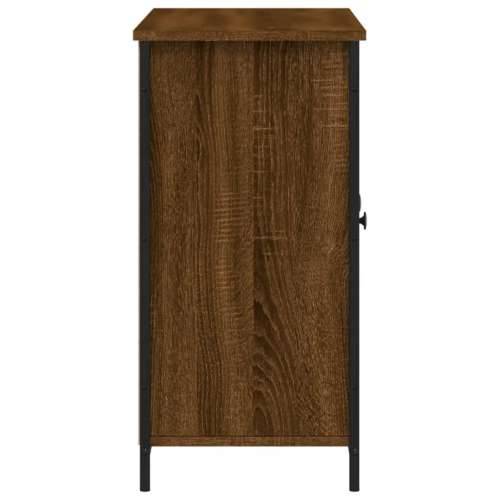 Komoda smeđa boja hrasta 100 x 35 x 70 cm od konstruiranog drva - Smeđi hrast 1 Cijena
