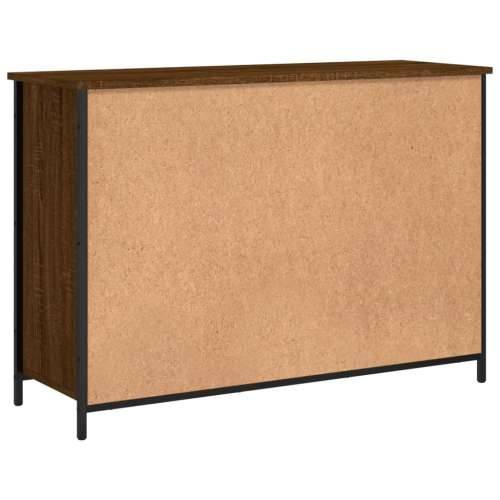 Komoda smeđa boja hrasta 100 x 35 x 70 cm od konstruiranog drva - Smeđi hrast 1 Cijena
