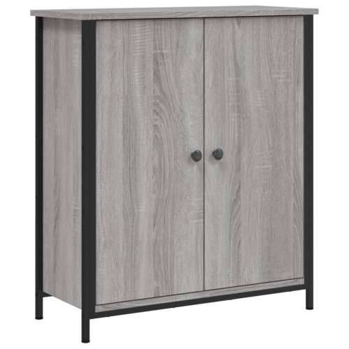 Komoda boja hrasta sonome 70 x 30 x 80 cm od konstruiranog drva - Sivi hrast sonoma 1 Cijena