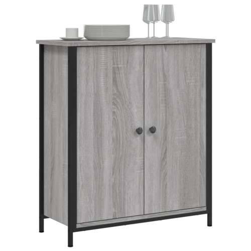 Komoda boja hrasta sonome 70 x 30 x 80 cm od konstruiranog drva - Sivi hrast sonoma 1 Cijena