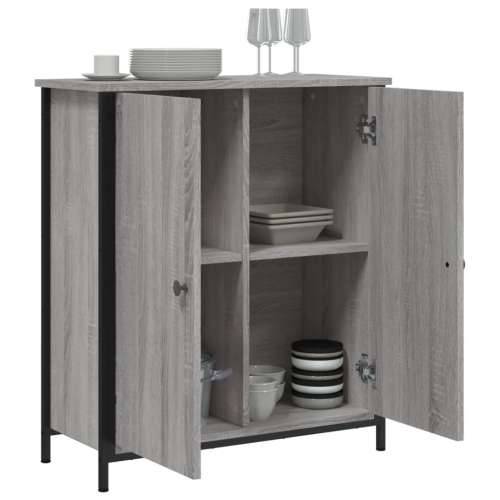 Komoda boja hrasta sonome 70 x 30 x 80 cm od konstruiranog drva - Sivi hrast sonoma 1 Cijena