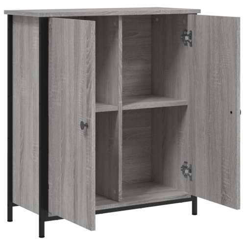Komoda boja hrasta sonome 70 x 30 x 80 cm od konstruiranog drva - Sivi hrast sonoma 1 Cijena