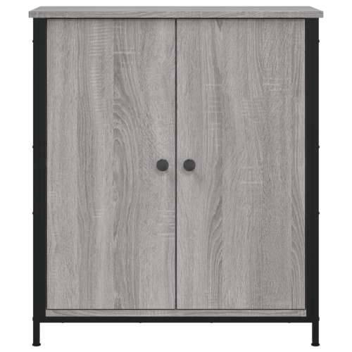 Komoda boja hrasta sonome 70 x 30 x 80 cm od konstruiranog drva - Sivi hrast sonoma 1 Cijena