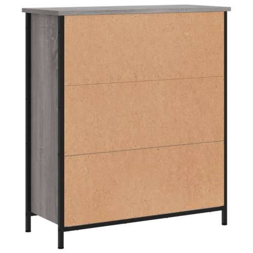 Komoda boja hrasta sonome 70 x 30 x 80 cm od konstruiranog drva - Sivi hrast sonoma 1 Cijena