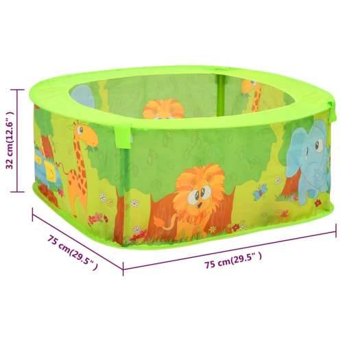 Bazen s 300 loptica za djecu 75 x 75 x 32 cm - Višebojno 1 Cijena