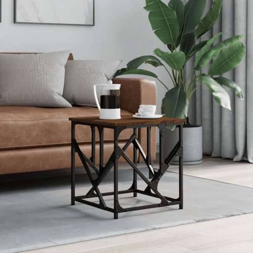 Stolić za kavu boja hrasta 45x45x47,5 cm konstruirano drvo - Smeđi hrast 45 x 45 x 47.5 cm 1 Cijena