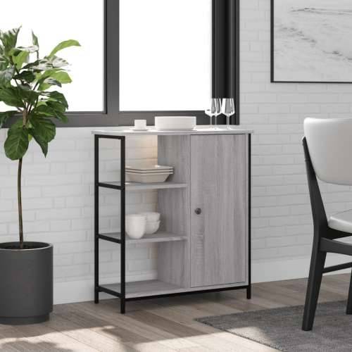 Komoda boja hrasta sonome 70 x 30 x 80 cm od konstruiranog drva - Sivi hrast sonoma 1 Cijena
