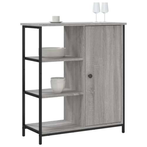 Komoda boja hrasta sonome 70 x 30 x 80 cm od konstruiranog drva - Sivi hrast sonoma 1 Cijena