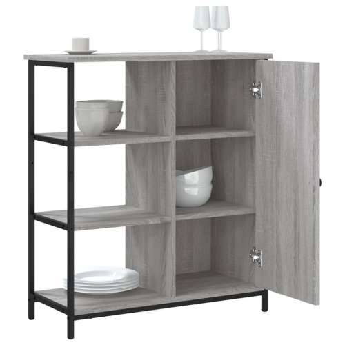 Komoda boja hrasta sonome 70 x 30 x 80 cm od konstruiranog drva - Sivi hrast sonoma 1 Cijena
