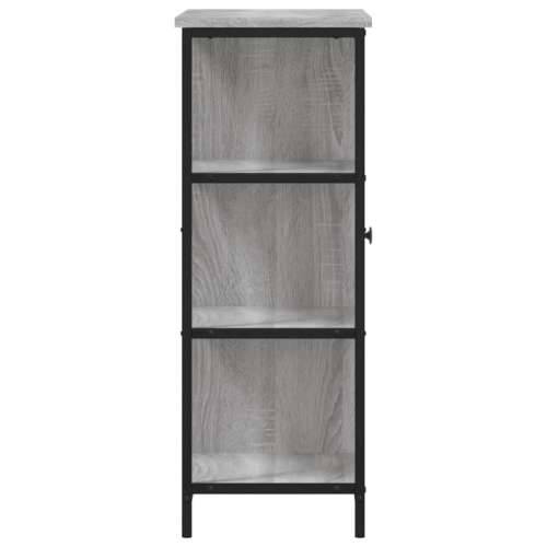Komoda boja hrasta sonome 70 x 30 x 80 cm od konstruiranog drva - Sivi hrast sonoma 1 Cijena