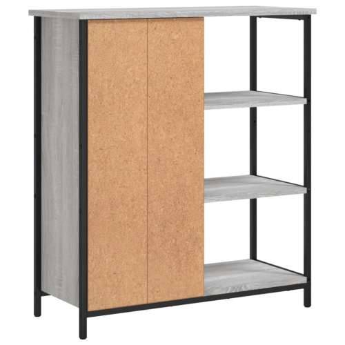 Komoda boja hrasta sonome 70 x 30 x 80 cm od konstruiranog drva - Sivi hrast sonoma 1 Cijena